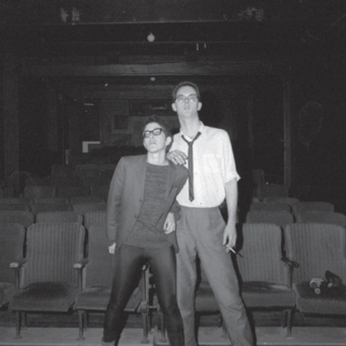 Scott and Beth B in the Funnel theatre.